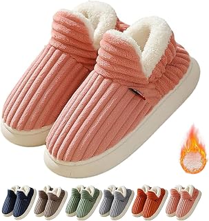 Comfortable and stylish plush slippers, plush slippers, winter comfortable unisex slippers, home casual shoes (38/39EU, pink)