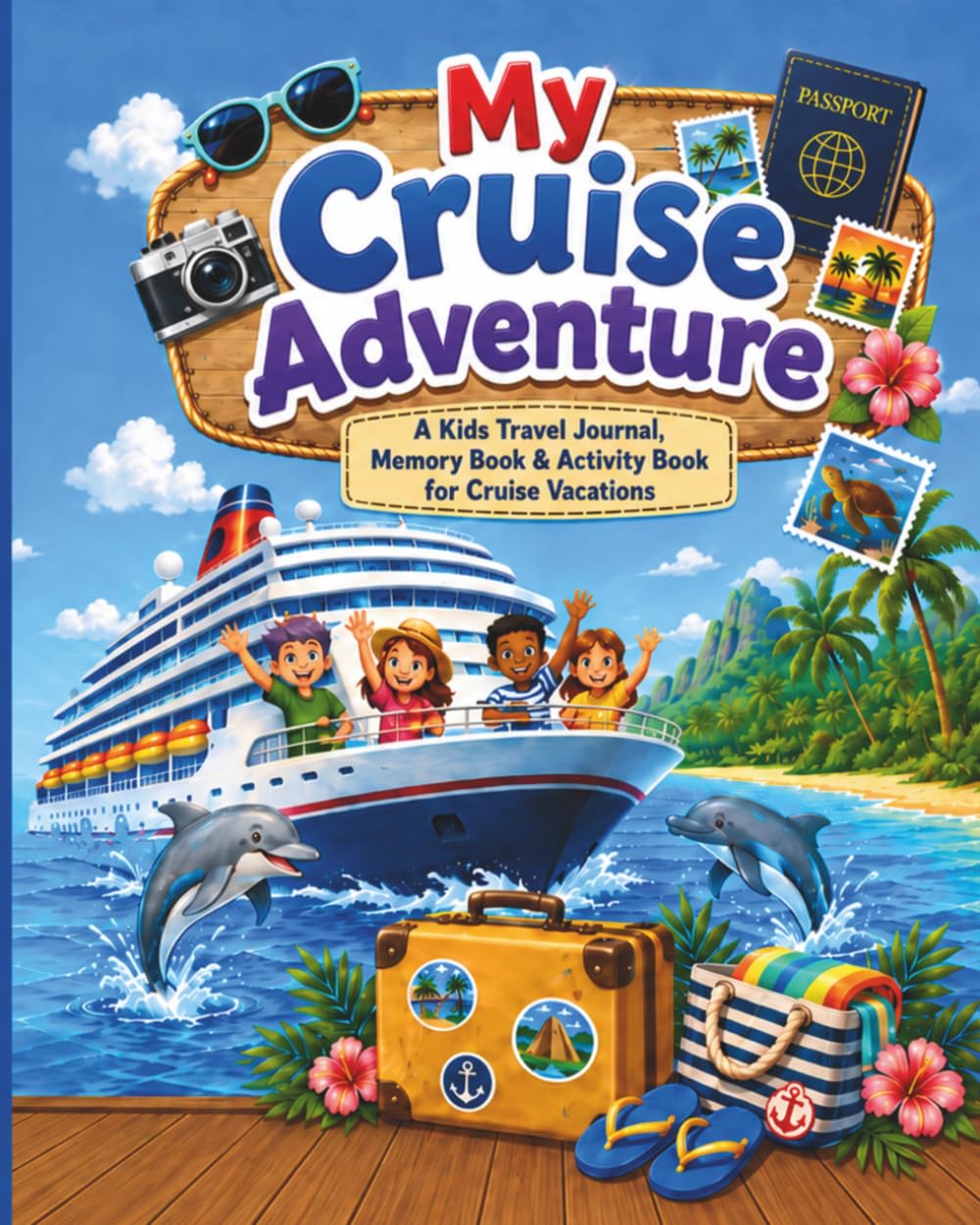 My Cruise Adventure: A Kids Travel Journal, Memory and Activity Book for Cruise Vacations