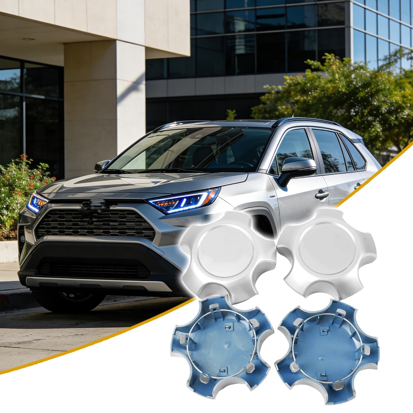 Amazon.com: 4-PC Wheel Center Hub Caps Set for Toyota RAV4 2006