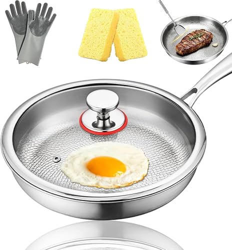 Gienslru Tovara Titanium Pro Titanium Pro Poêle à frire e…