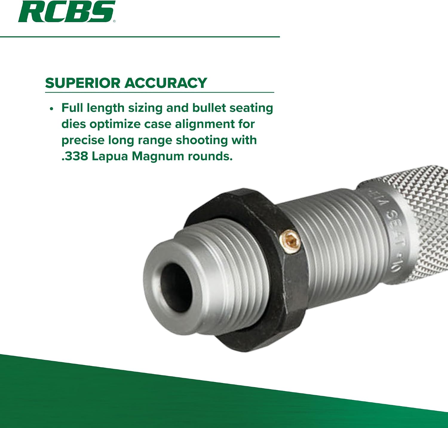 RCBS 16601 Series A Full Length Die Set, 338 Lapua