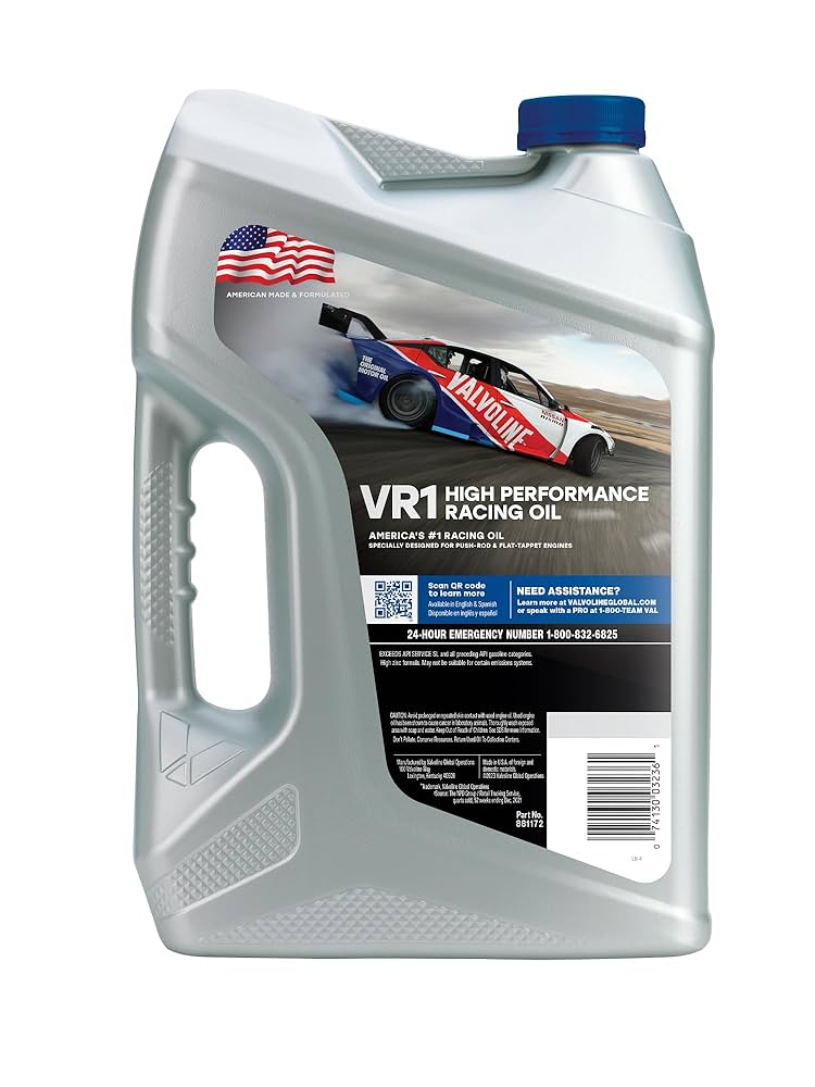 Amazon.com: Valvoline VR1 Racing SAE 20W-50 Motor Oil 5 QT
