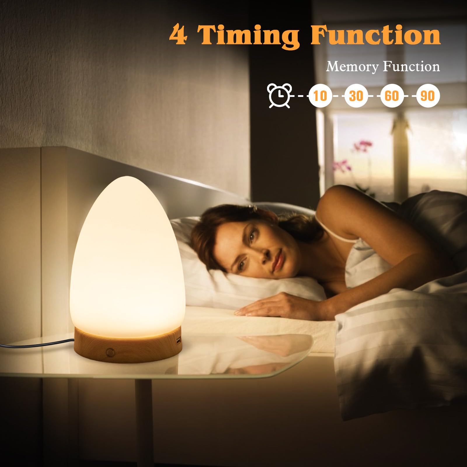 LáMpara de Luz Diurna, 10,000 Lux LáMpara Solar con Control TáCtil, LáMpara de Fototerapia para DepresióN, LáMpara Sad Con 3 Colores Y 4 Niveles de Brillo, LáMpara de Luz Diurna Sin UV