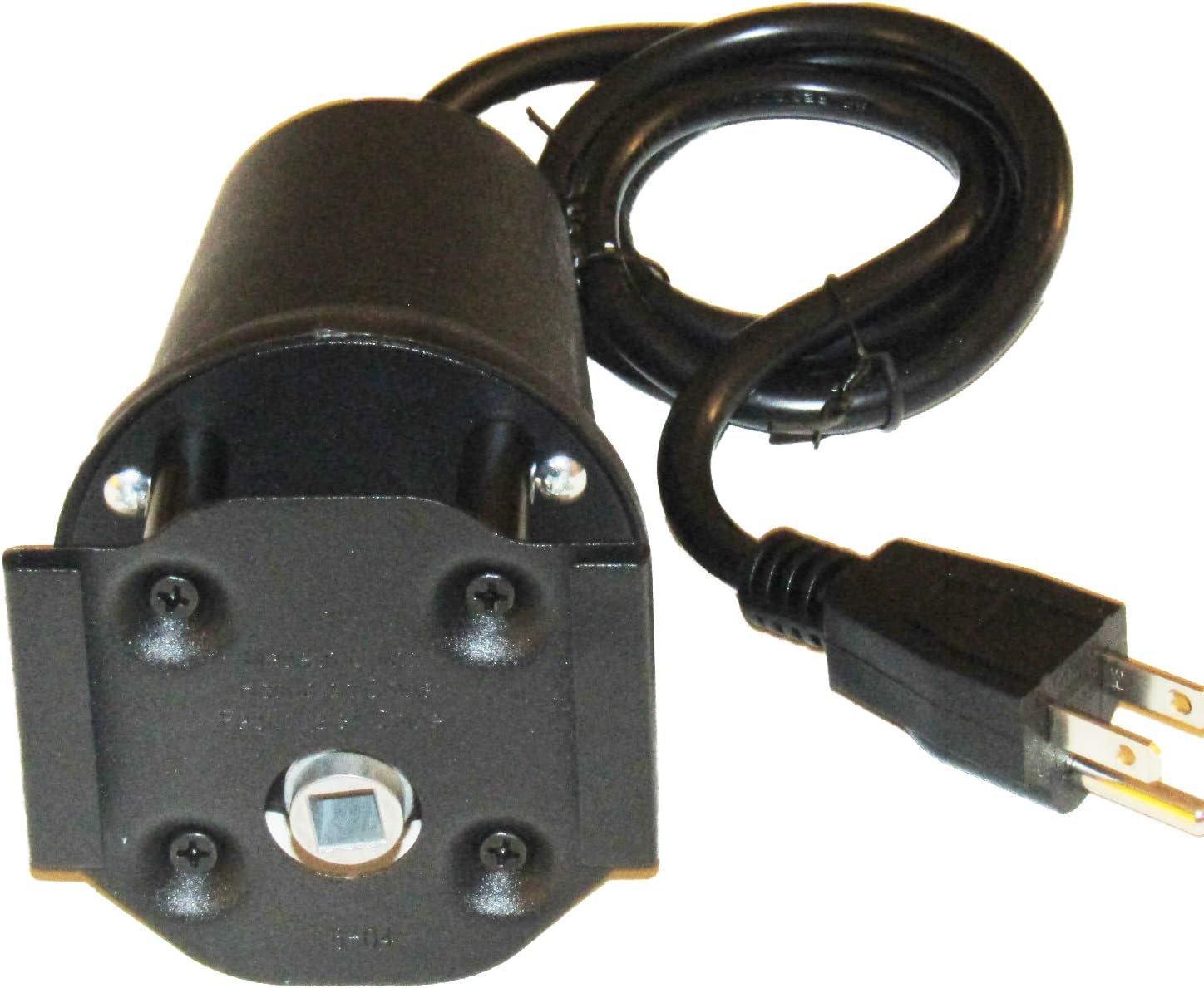 6RPM, 120V. Gas Grill Rotisserie Motor, Rotates Clockwise/Counterclowise, Runs Silent