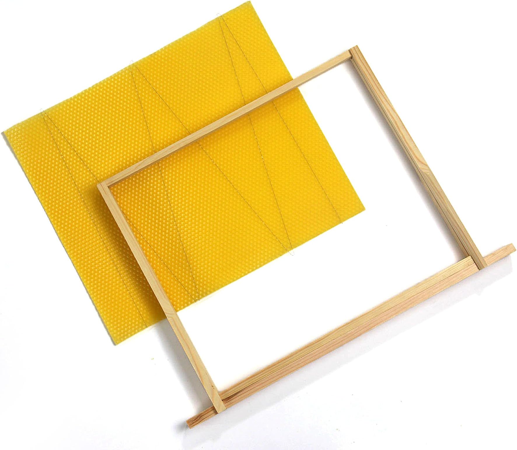 Deep brood frames and wax