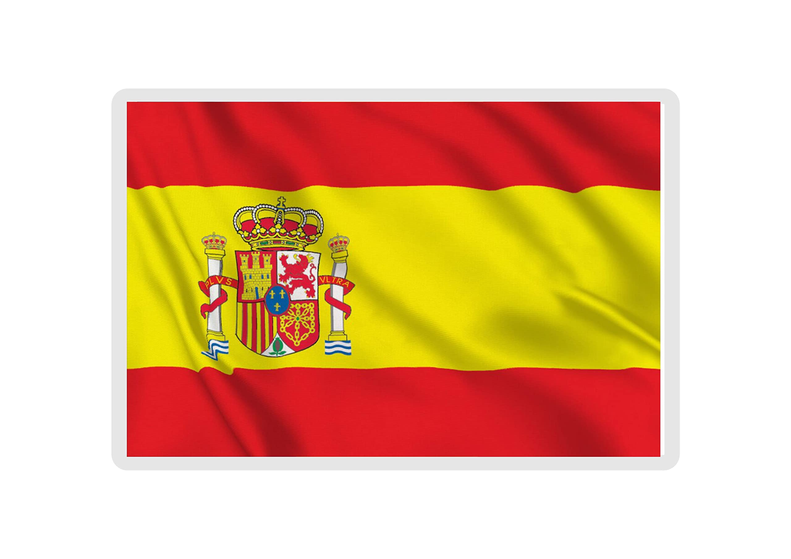 Decalarama Spain Flag Fridge Magnet Gift - Cute Spanish Novelty Birthday Present