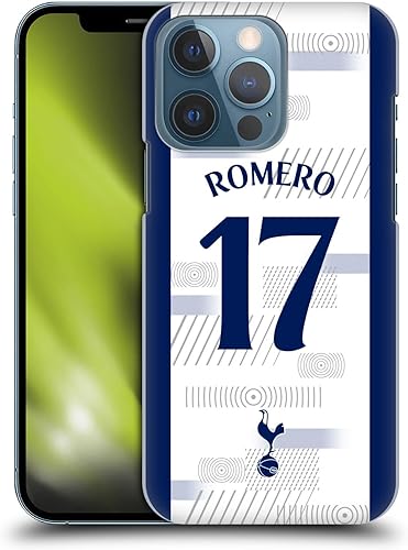 Miniatura 1 de Head Case Designs Officially Licensed Tottenham Hotspur F.C. Cristian Romero 202324 Players Hard Back Case Compatible with Apple iPhone 13 Pro
