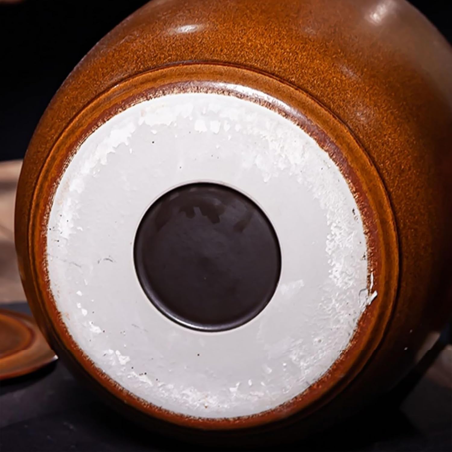 Ceramiczny pojemnik do przechowywania żywności | Wielokolorowe, wiele rozmiarów. Zastosowanie w kuchni: Ziarna ryżu, Ziarna kawy(Yellow,Capacity 12.5kg)