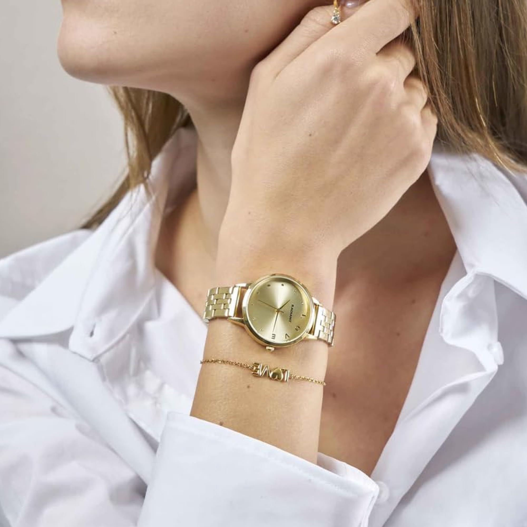 Correas para Relojes Modelo Sri Lanka 33,5MM Gold DIAL IPG Bracelet. Marca Radiant