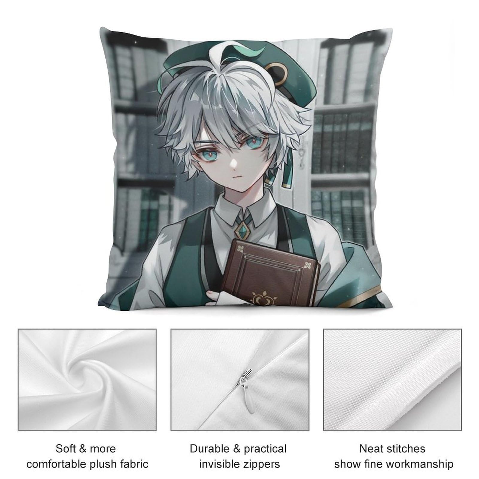 原神 GiGO 原神展 クッション メタルクリアファイル アルハイゼン 原神