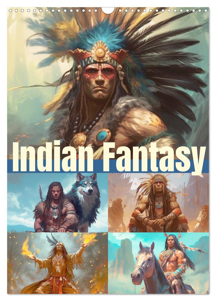 Indian Fantasy UK-Version (Wall Calendar 2026 DIN A3 Portrait), CALVENDO 12 Month Wall Calendar โ image 1