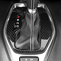 Vista 2 de MICROCK para Camaro Marco de Panel de Cambio de Marchas de Fibra de Carbono Accesorios Interiores para Chevrolet Camaro 2016 2017 2018 2019 2020