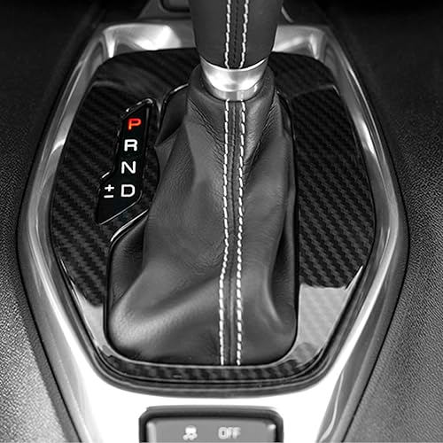 Miniatura 2 de MICROCK para Camaro Marco de Panel de Cambio de Marchas de Fibra de Carbono Accesorios Interiores para Chevrolet Camaro 2016 2017 2018 2019 2020
