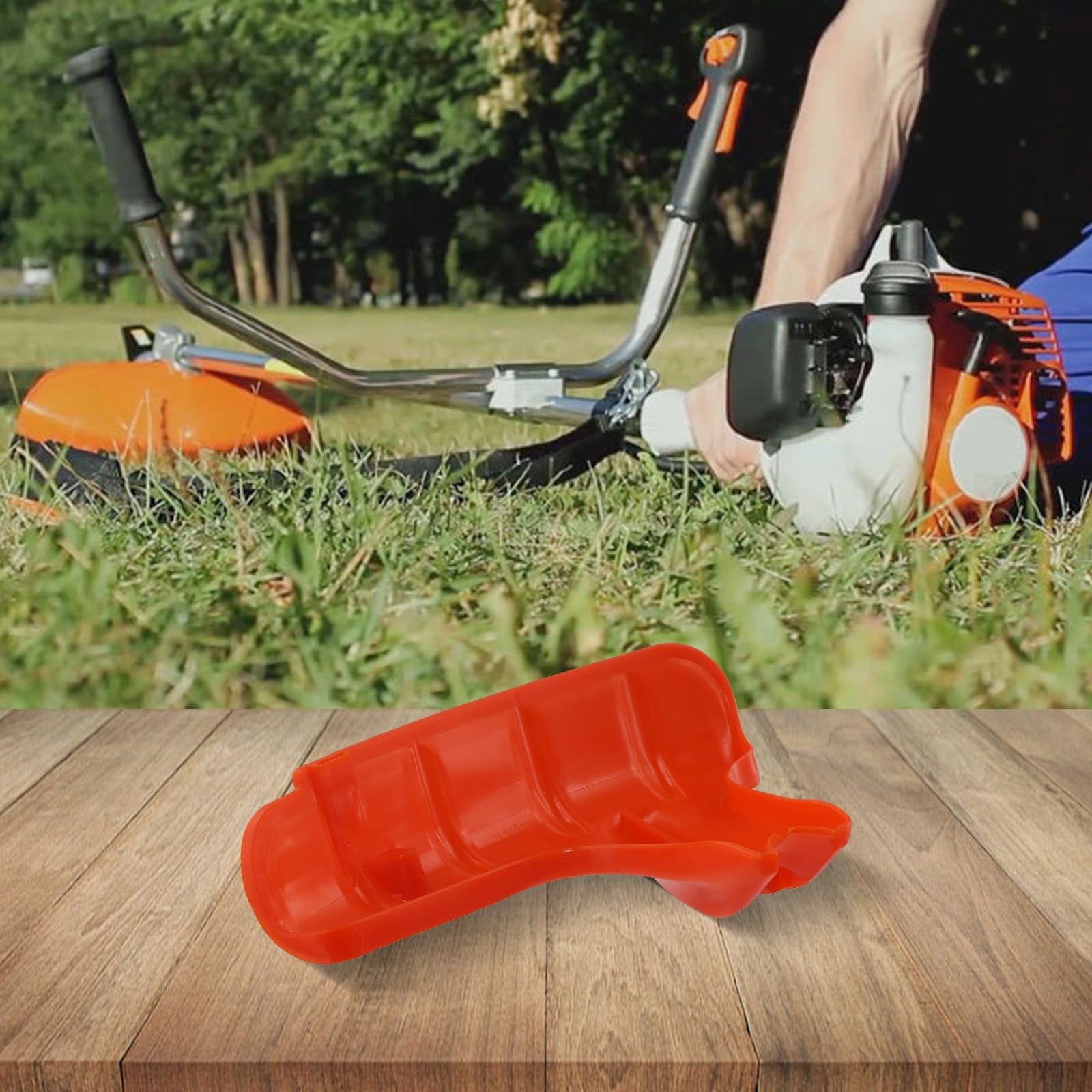 Safety Guard 4133 007 1002 FS55 FS55R FS56 FS56RC FS70 Herbe pour orange Kit de bouclier en plastique pour pièce de rechange pour débris lourds de protection