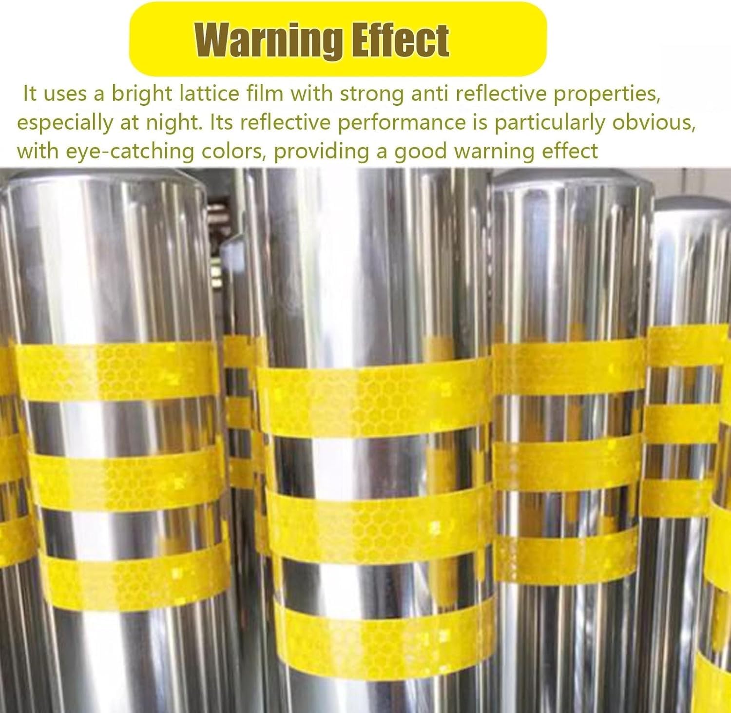 Cono De Tráfico, Barrera De Seguridad, Poste Delimitador, Bolardo Reflectante, Bolardo De Seguridad De Acero Inoxidable con 4 Pernos De Anclaje, Poste Delimitador De,2Pack