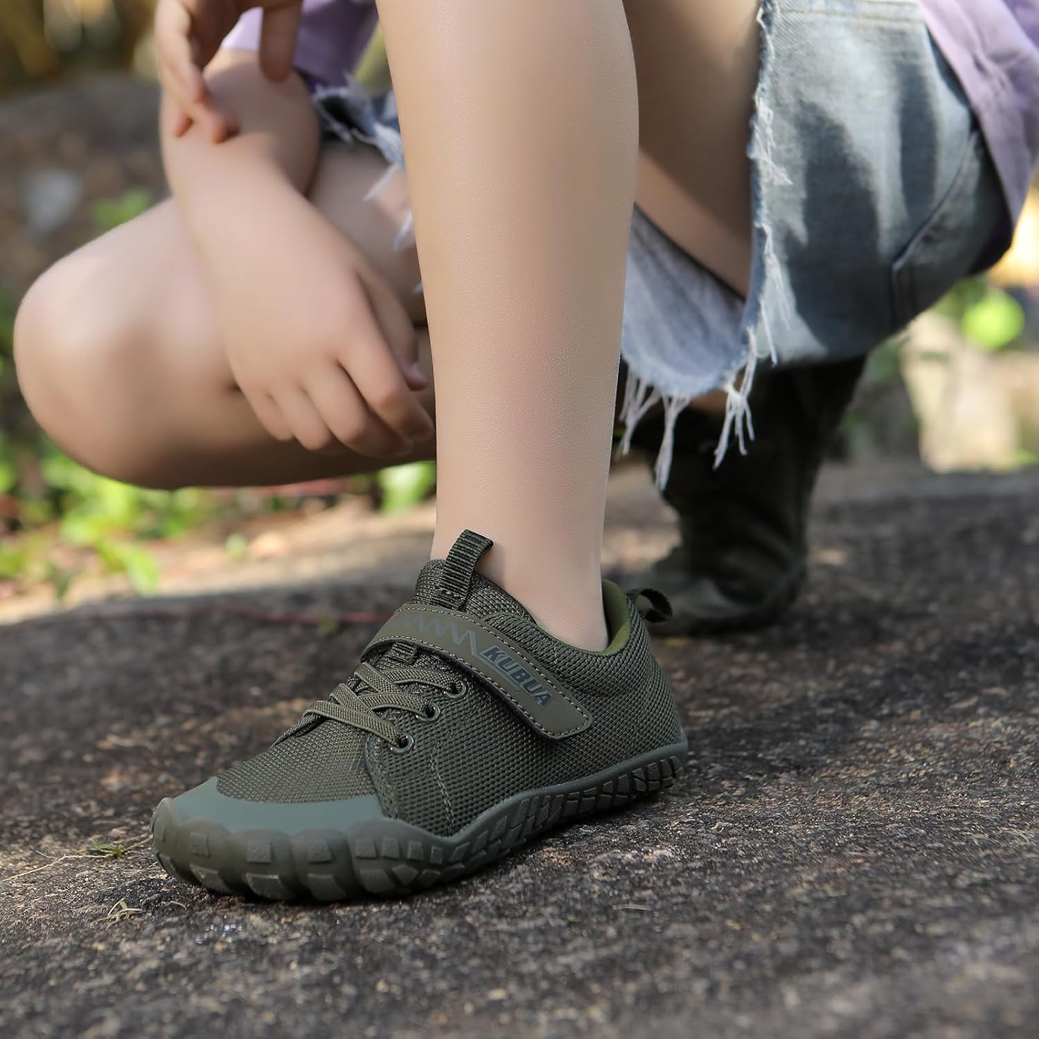 KUBUA Kids Barefoot Shoes Boys Girls Sneakers Naturally Splay Shoes Toddler Little Big Kid - Image 9