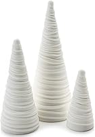 Vista 16 de Your Heart's Content Juego de 3 árboles de terciopelo negro, decoración de mantel hecho a mano, mesa de árbol de Navidad, centro de mesa