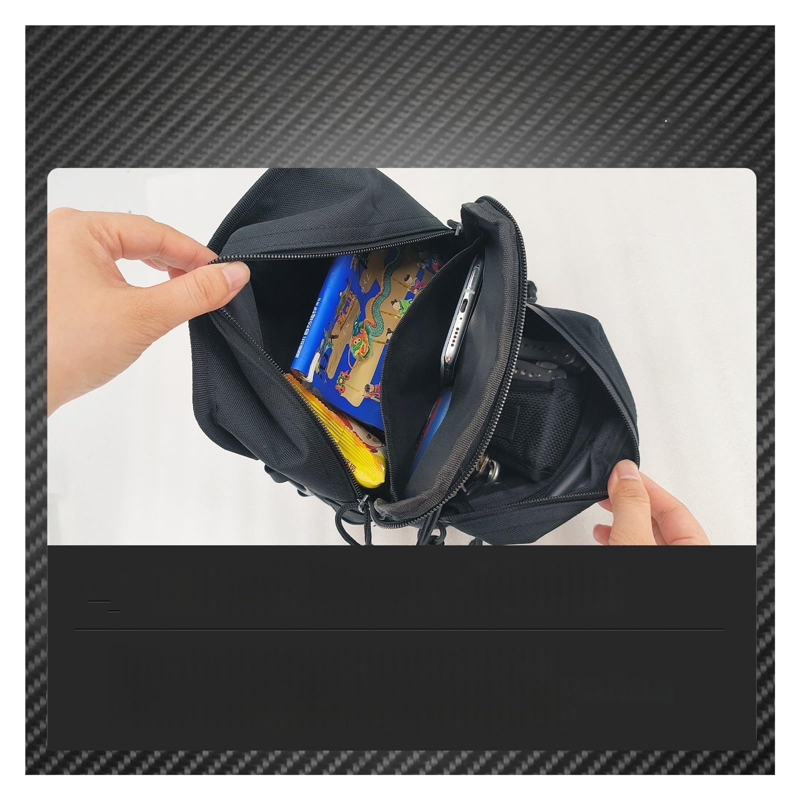 borsa sella moto Borsa da manubrio per moto Portaoggetti anteriore Borse con maniglia per club T-Bar universali per Touring Per Softail Per Sportster XL Per Dyna