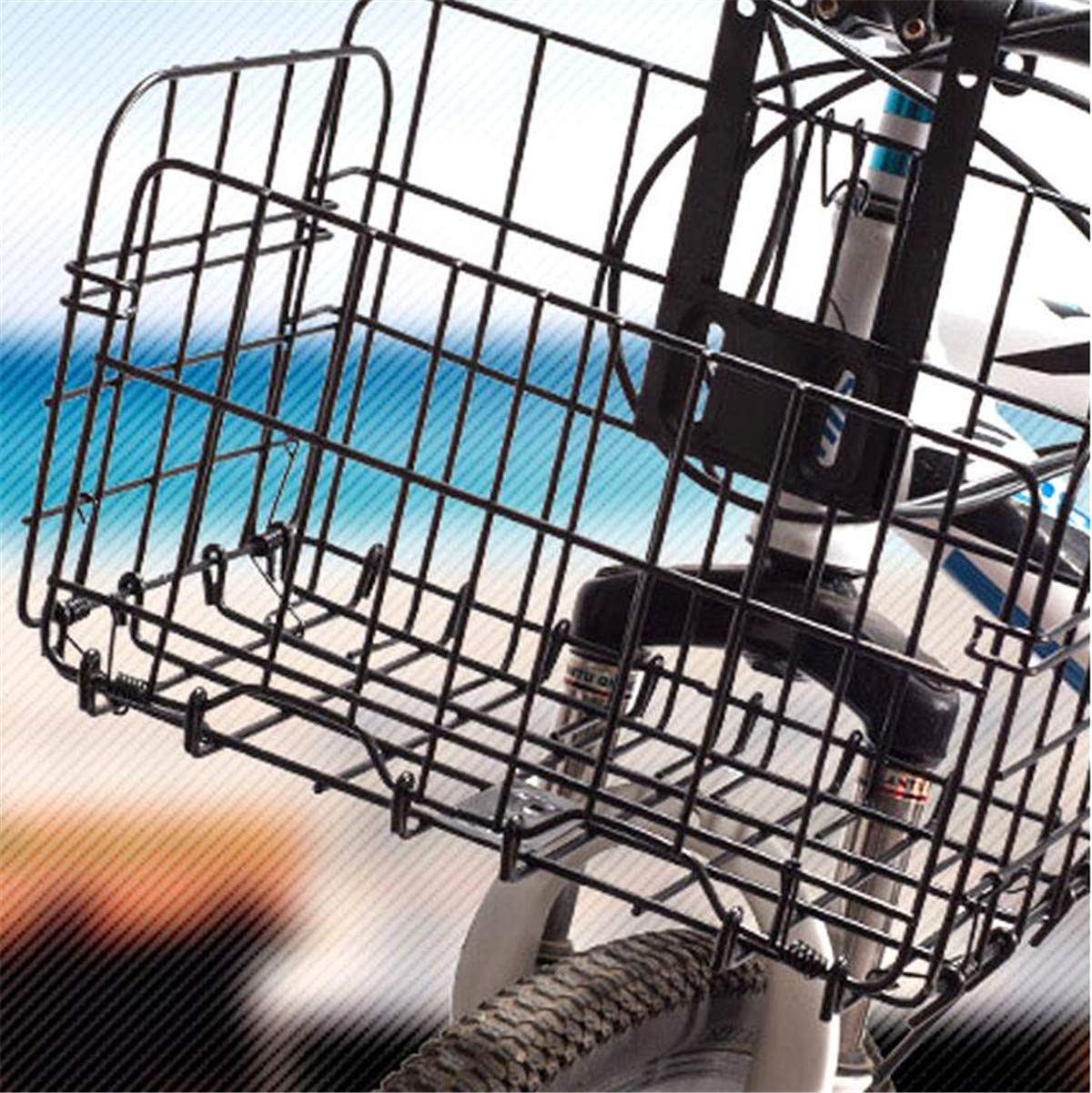 ETOPARS Pliage détachable de Panier de vélo accrochant arrière Avant pour Le vélo de Montagne