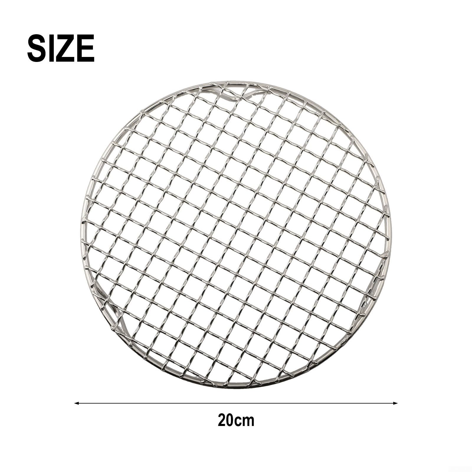 Rejilla de refrigeración circular en diseño resistente hecho de material inoxidable 201 (20 cm)