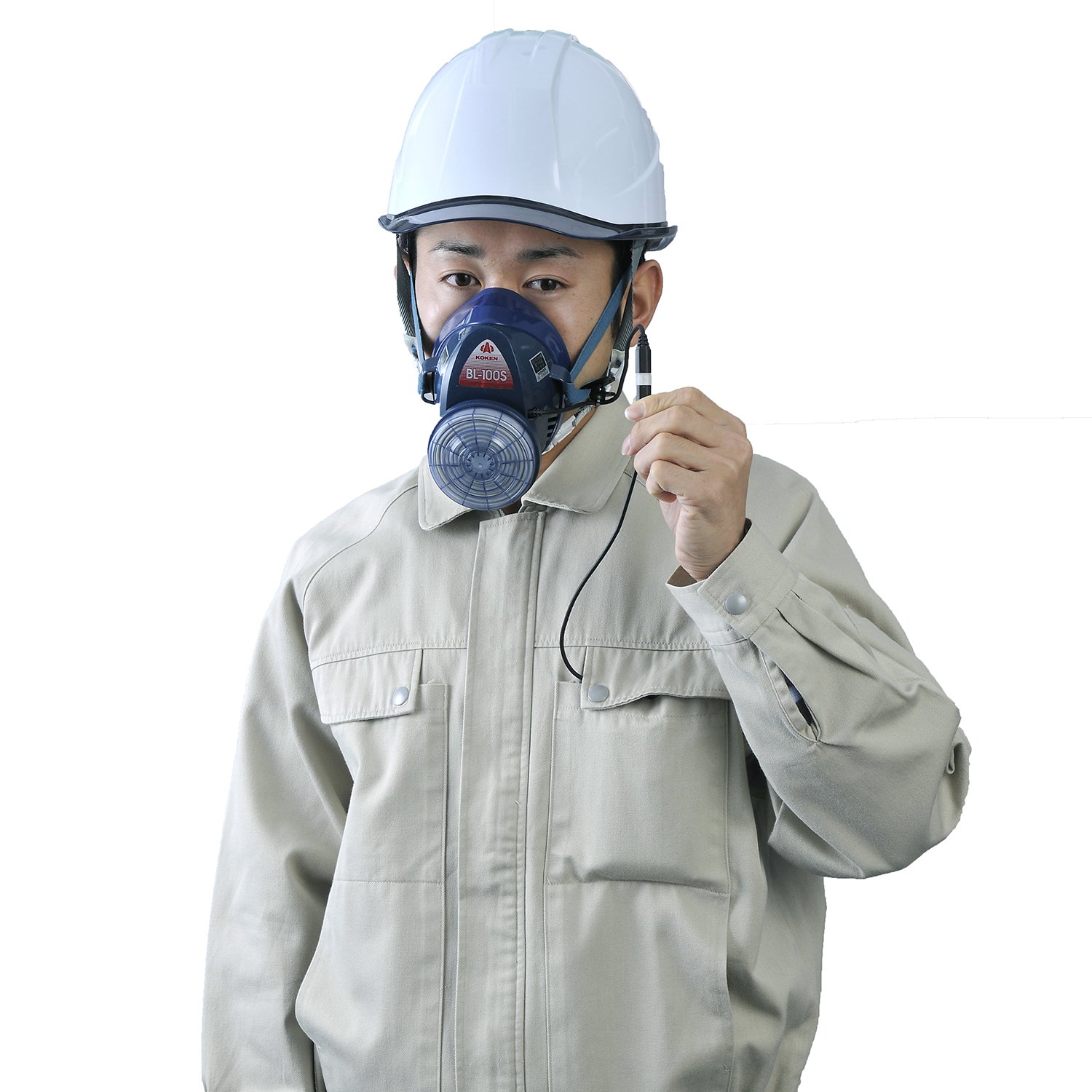 Amazon.co.jp: 興研 電動ファン付き呼吸用保護具 サカヰ式 BL-100S-05