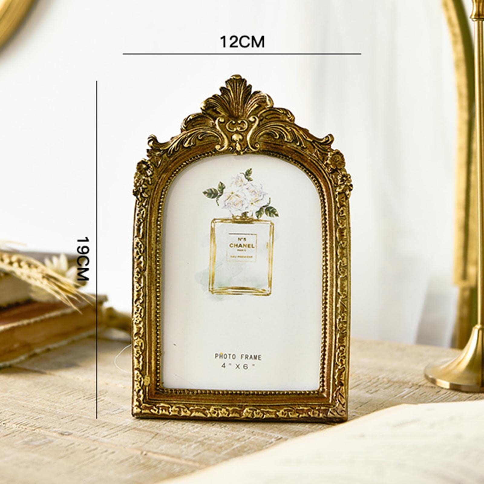 Amazon.co.jp: 額縁ヴィンテージ写真フォトホルダー装飾寝室バロック