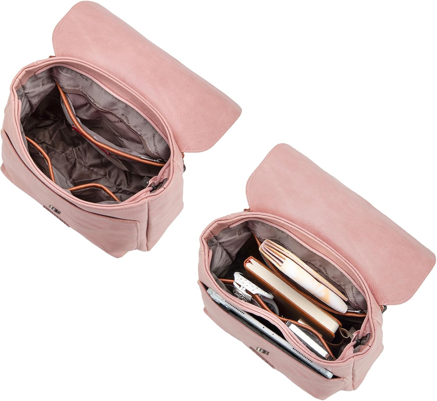 Montana West Small Casual Daypack Backpack Purse for Women Convertible Crossbody Bag for Travel Work - Image 6