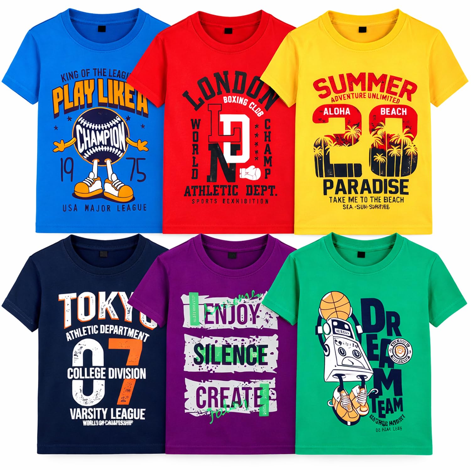 T2F Jungen Bys-tsrt-01 T-Shirt
