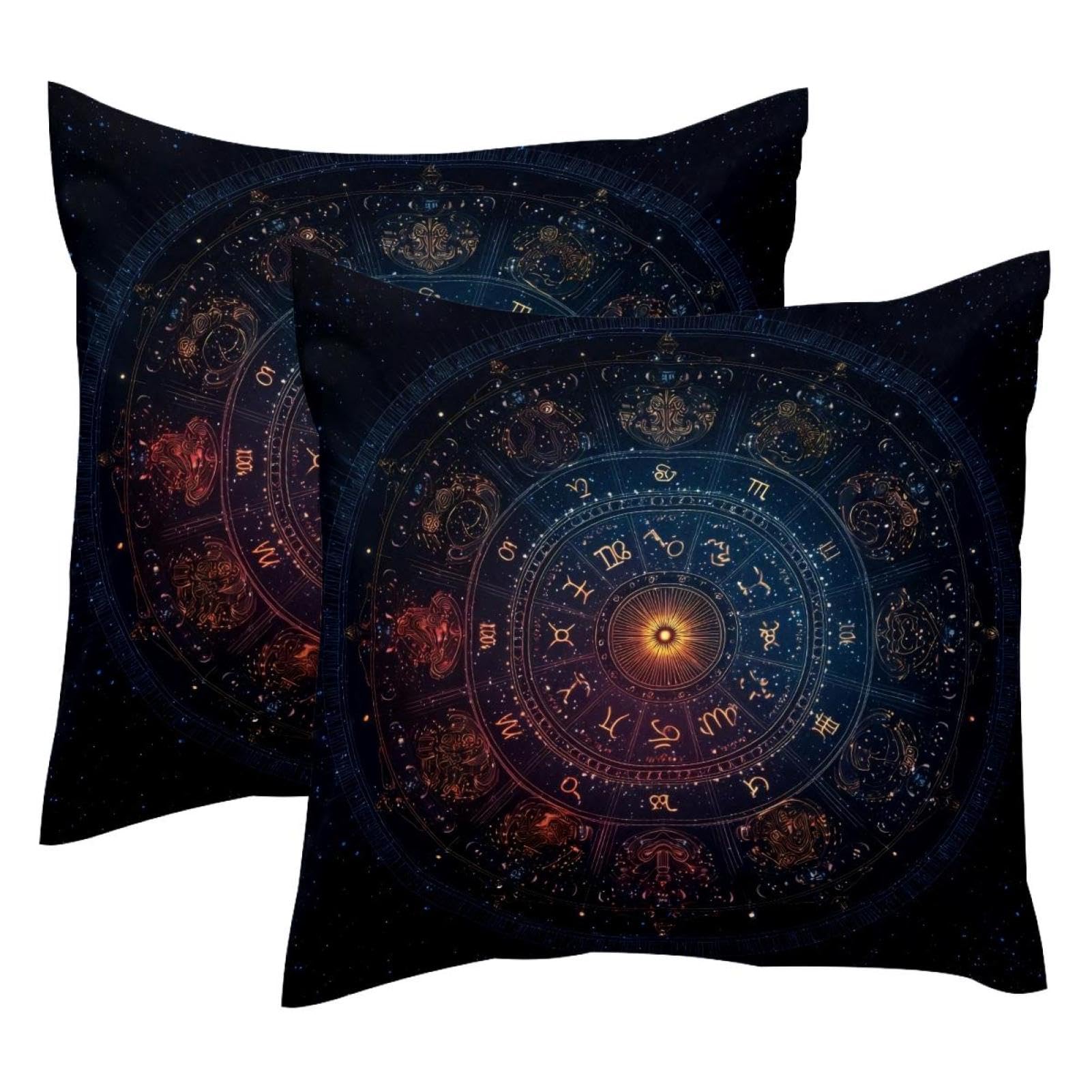 Housse de coussin velours zodiaque pour une ambiance cocooning au salon