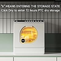 Vista 4 de Dishwasher Machine.Countertop Dishwasher With Tank Portable Dishwasher Two Water Supply Methods, Suitable For Apartments And Rvs.Baby Bottle Washer