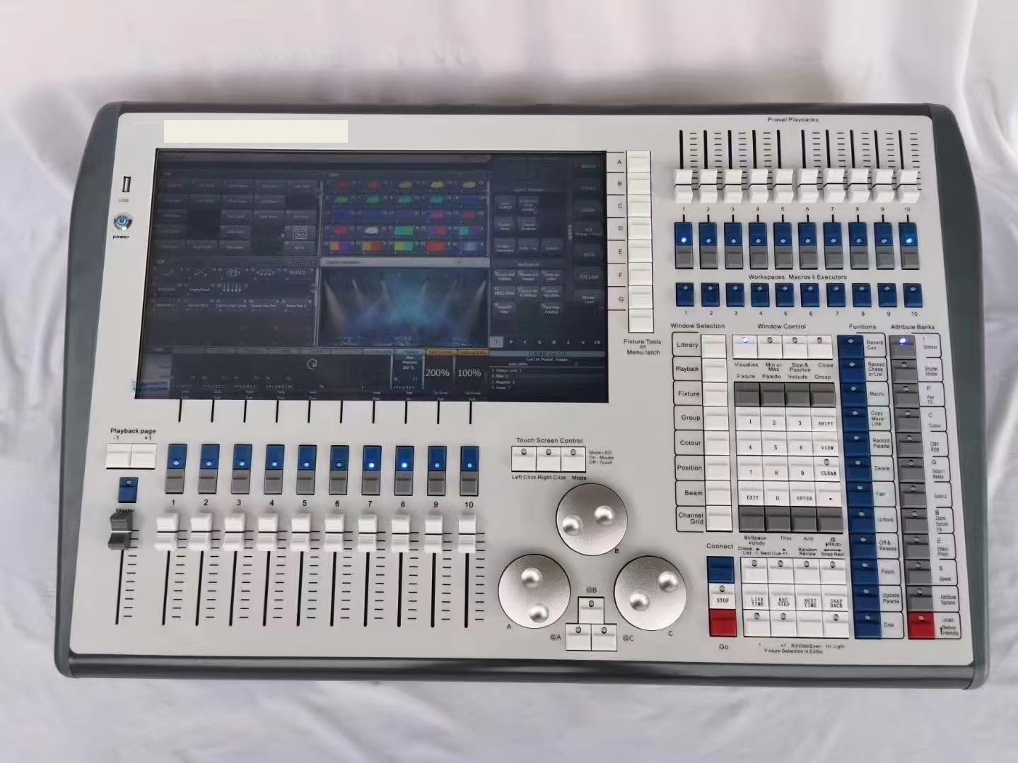 DMX Controller, Dmx512 Console Sta Lighting DMX Controller(Flight case V16)