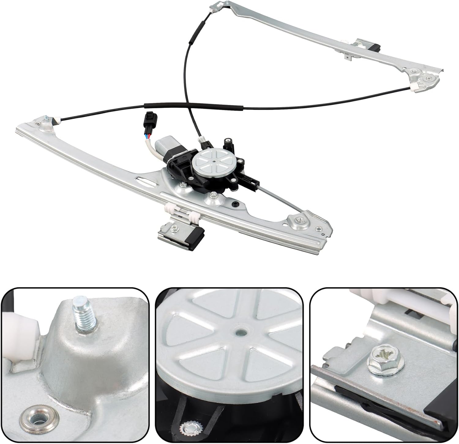 labwork Front Left Window Regulator with Motor Replacement for Chevy Silverado 1500 2007-2013 Replacement for GMC Yukon XL 1500 2007-2014 741-442