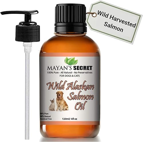 Aceite de salmón puro de Alaska salvaje para perros y gatos – Apoya la función de las articulaciones, el sistema inmunológico y la salud del corazón
