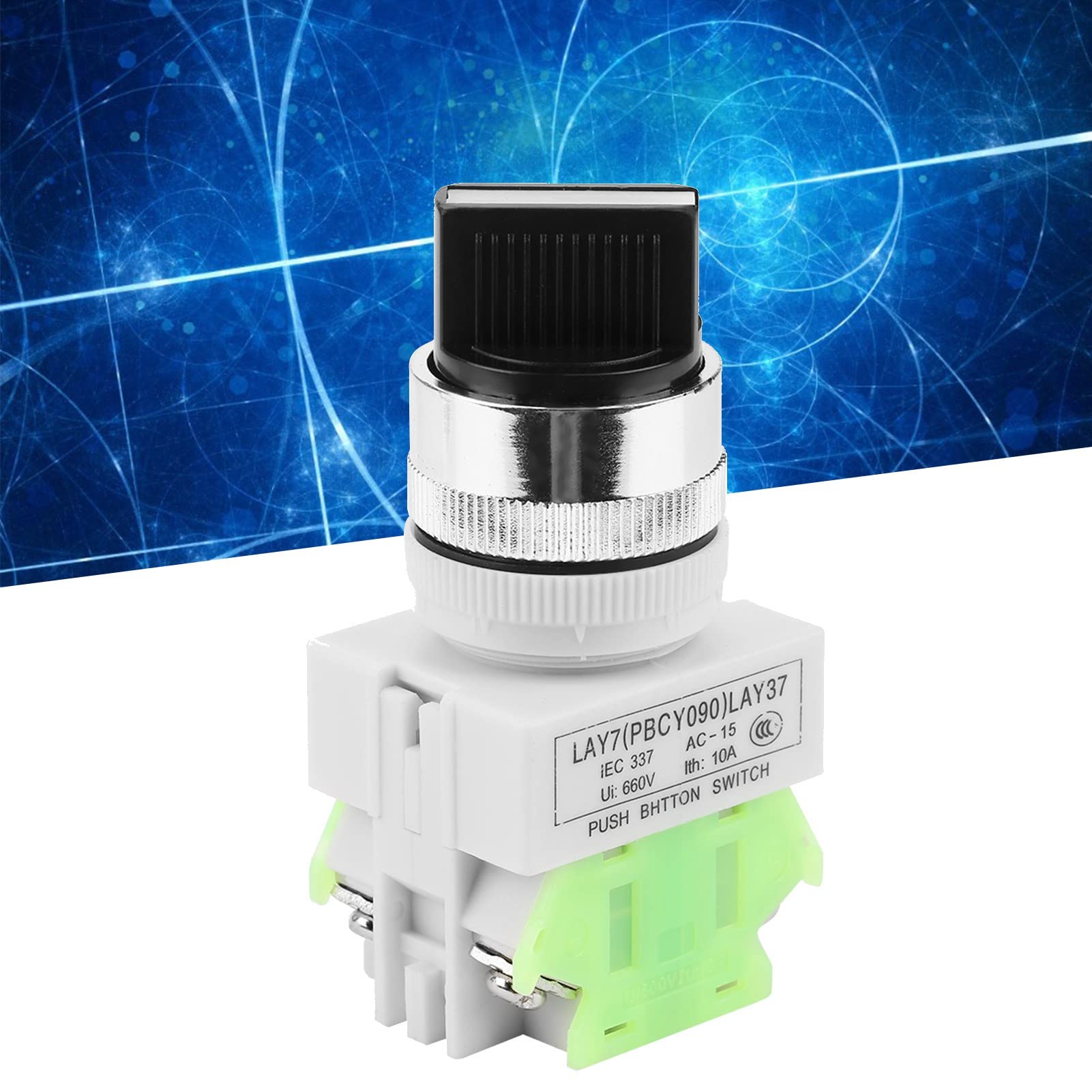Fafeicy LAY37-20X/31 Interruptor giratorio de bloqueo automático con