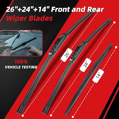 Vista 252 de OTUAYAUTO Brazo de limpiaparabrisas trasero - Reemplazo para Chevrolet Chevy Tahoe, Suburban, Cadillac Escalade & ESV, GMC Yukon & XL 2015-2020 OEM