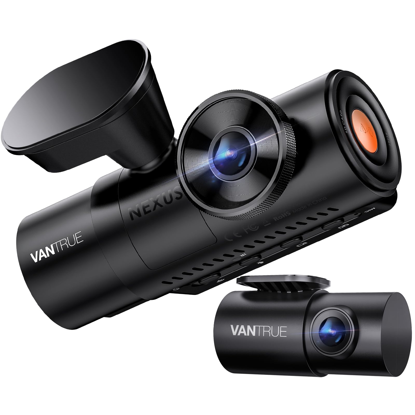 VANTRUE N4 Pro ドライブレコーダー 4K UHD 800万画素 3カメラ WiFi搭載
