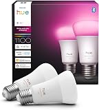 Philips Hue LED A60, Lampadine smart E27, Confezione da 2 - 1