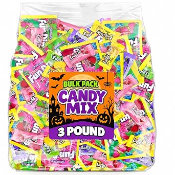 Candy Mix 3 lb, Individually Wrapped Assorted Variety Pack, Bulk, Bulk