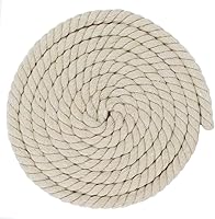 Vista 51 de West Coast Paracord - Cuerda de algodón natural trenzada de 3 hebras, 1/4, 1/2, 5/8, 3/4 y 1 pulgada de diámetro, 10, 25, 50, 100 pies