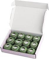 Vista 76 de Rhapsody Hilo de algodón perla tamaño 8 hilo de ganchillo Perle 12 bolas Set tejido a mano, bordado, sashiko, punto de cruz, costura, punto