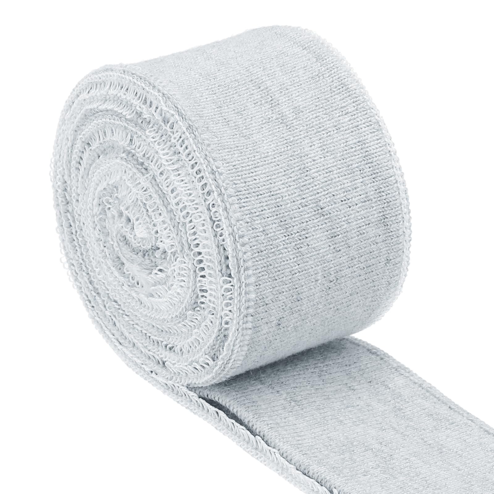 Rebower 3.5cm x 80m Elastic Cuffs for Sewing Knitted Ribbed Cotton Fabric Sleeves Waistband Ribbed Trim - Image 4