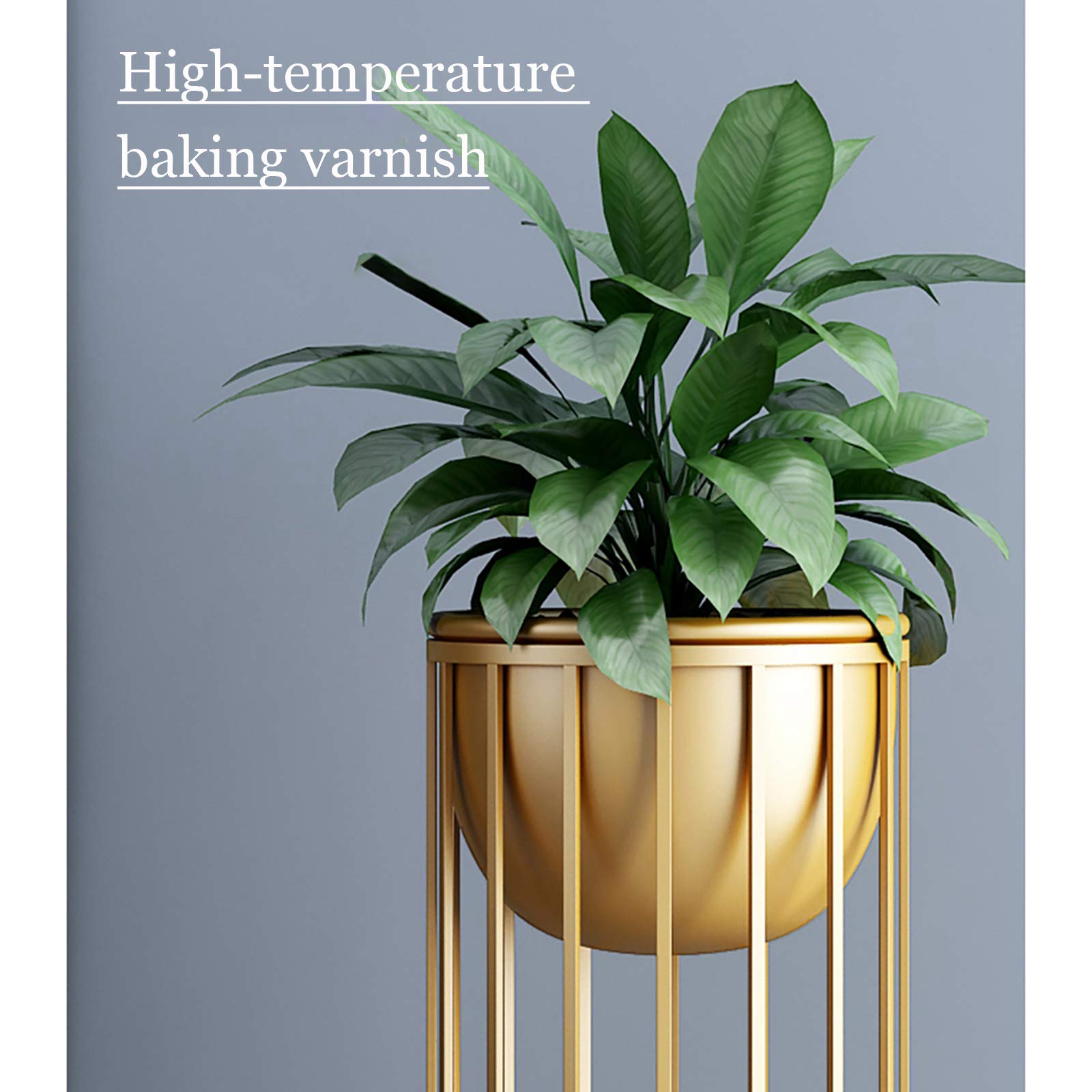 Amazon.com: ZXCVASDF Metal Tall Flower Pot Holder, Removable