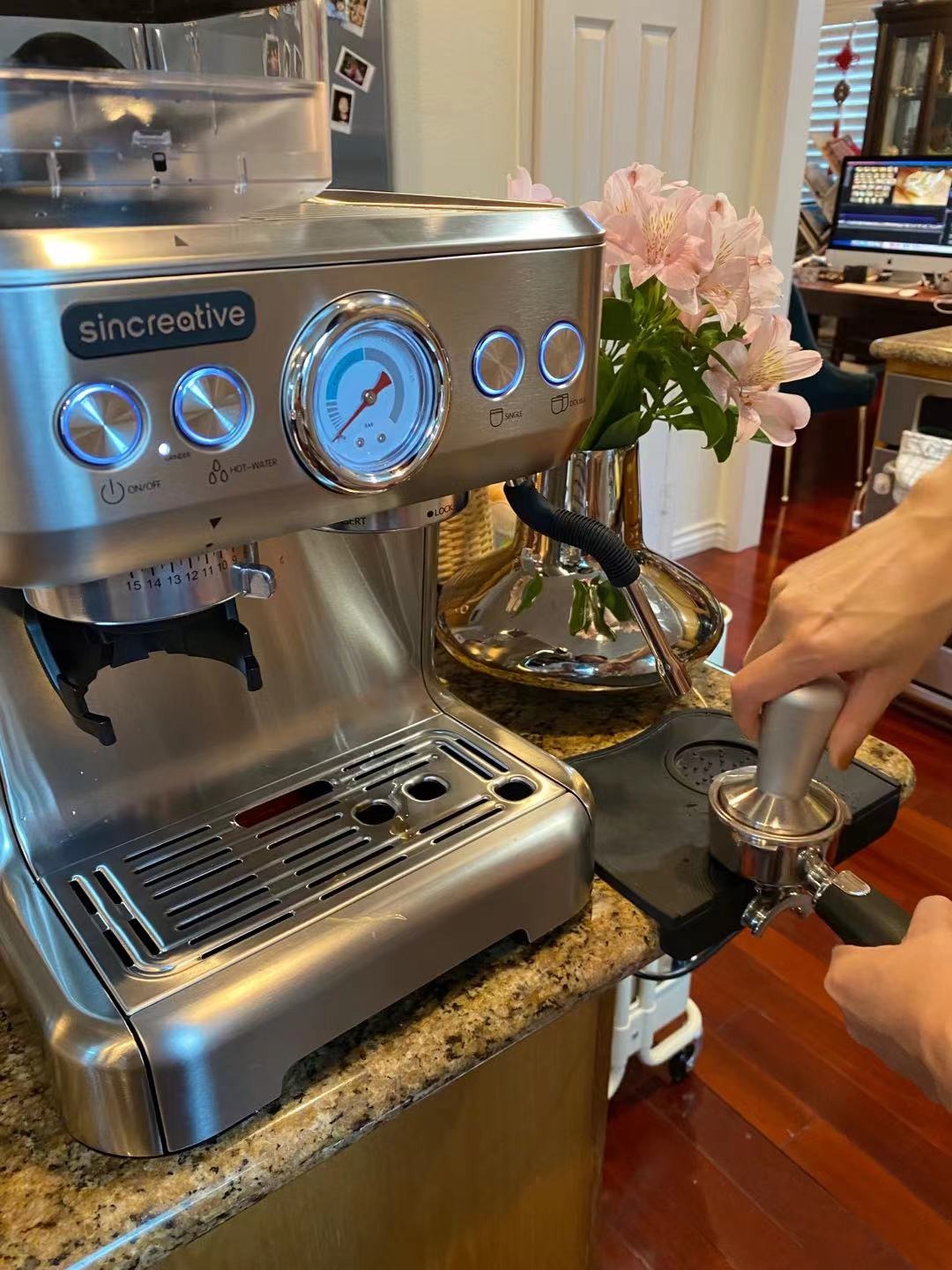 50/mo Finance Sincreative Espresso Machine & Coffee Maker 20Bar