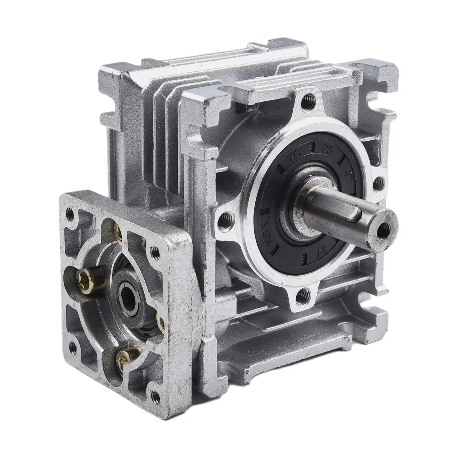 NMRV030 Riduttore a Vite Senza fine Rapporto 25:1 Riduttore di velocità a Vite Senza fine Alloggiamento di riduzione del Motore for l'industria Leggera Materiali edili Tessili