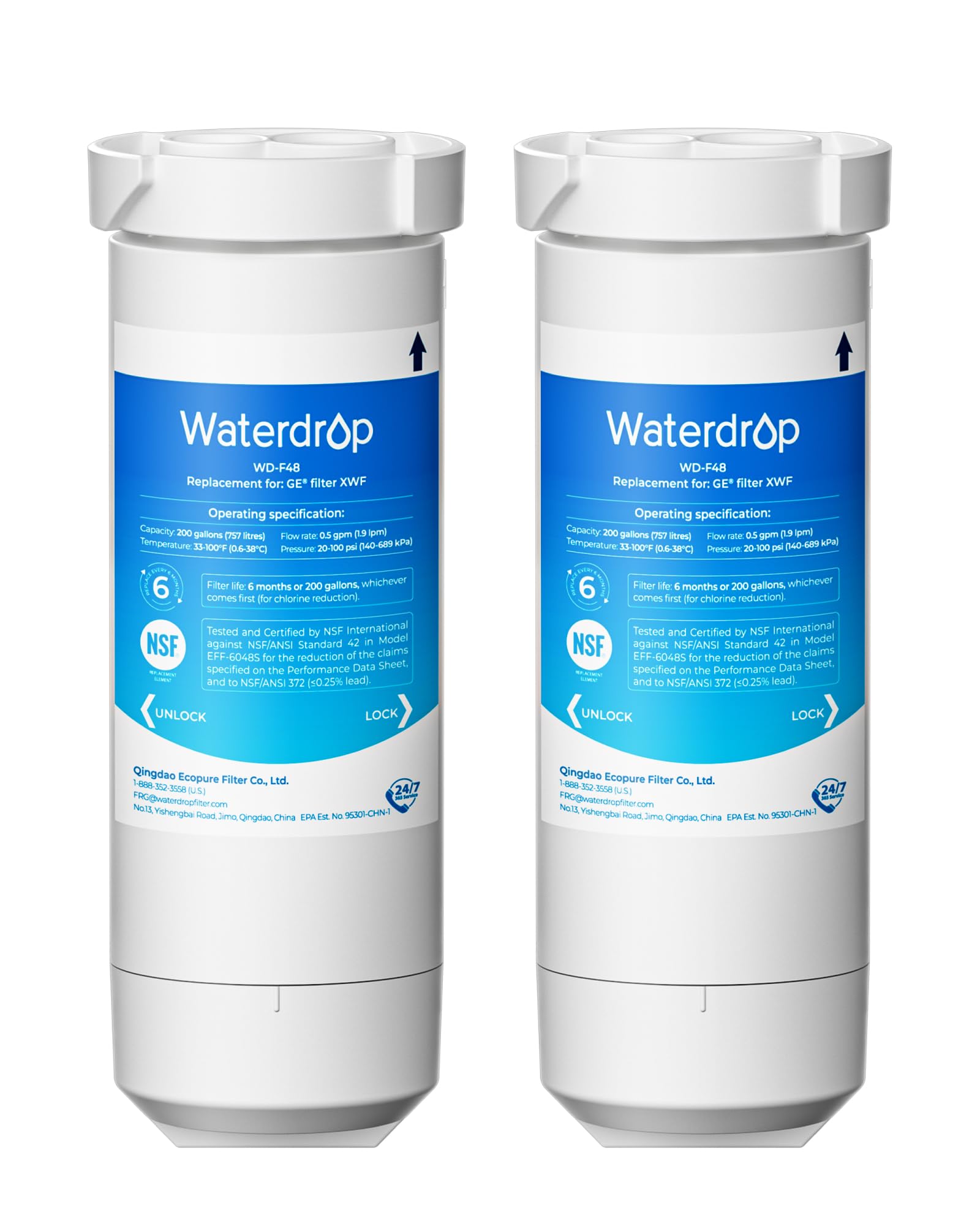 Amazon.com: Waterdrop XWF Refrigerator Water Filter, Replacement