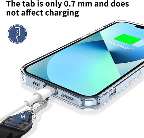 Miniatura 4 de CACOE Cordón para Teléfono 2 Piezas Correa Ajustable para el Cuello, 4 Piezas Parches, Cordones para Teléfono de Poliéster Multifuncionales con