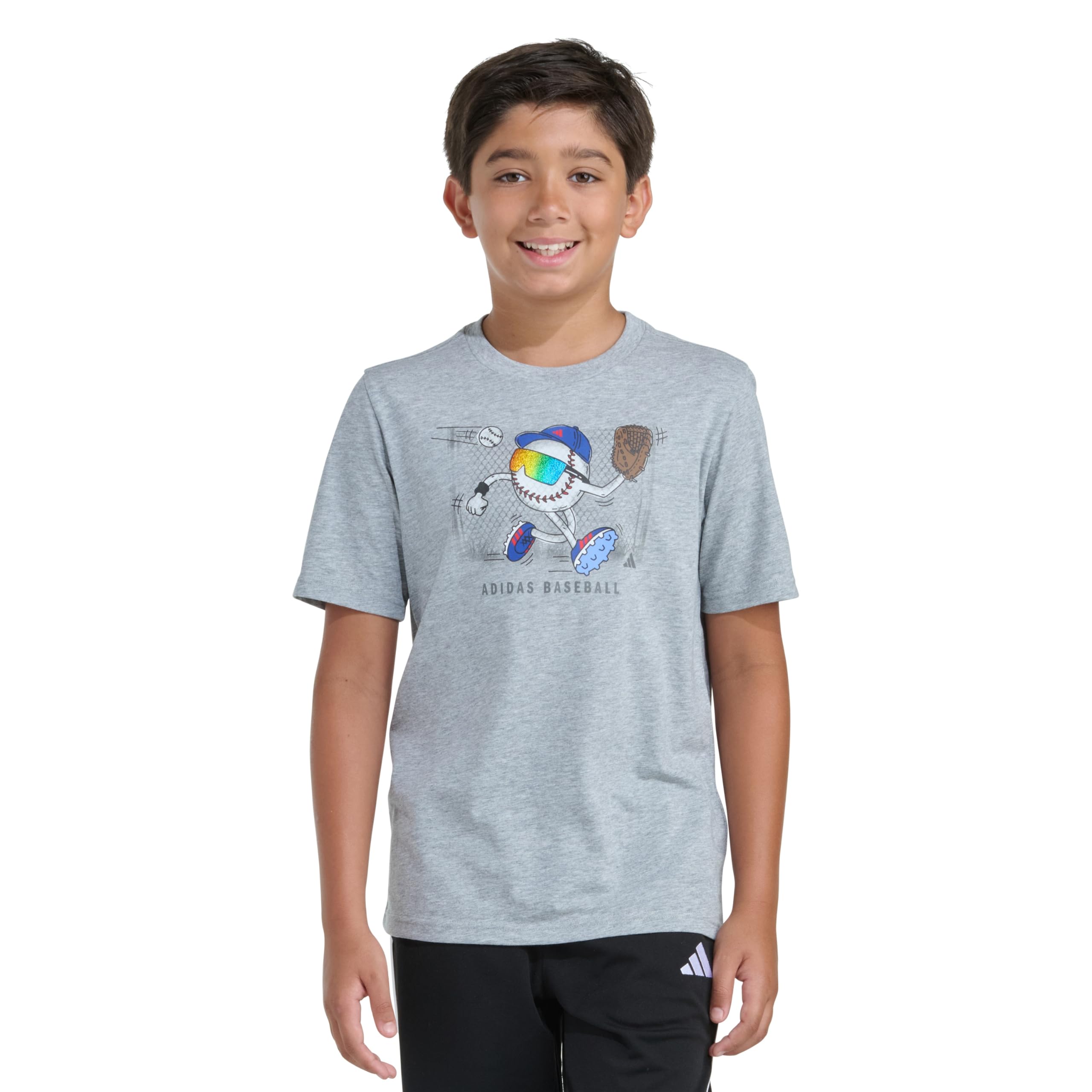 

                                                    adidas Boys Short Sleeve Stunner Outfield Tee, Med