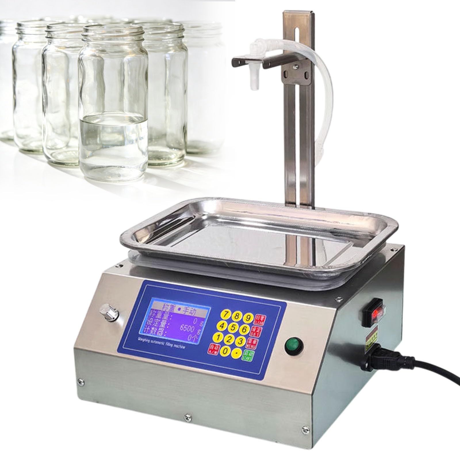 Liquid Filling Machine, 10g-8kg Digital Bottle Filler For Beverages