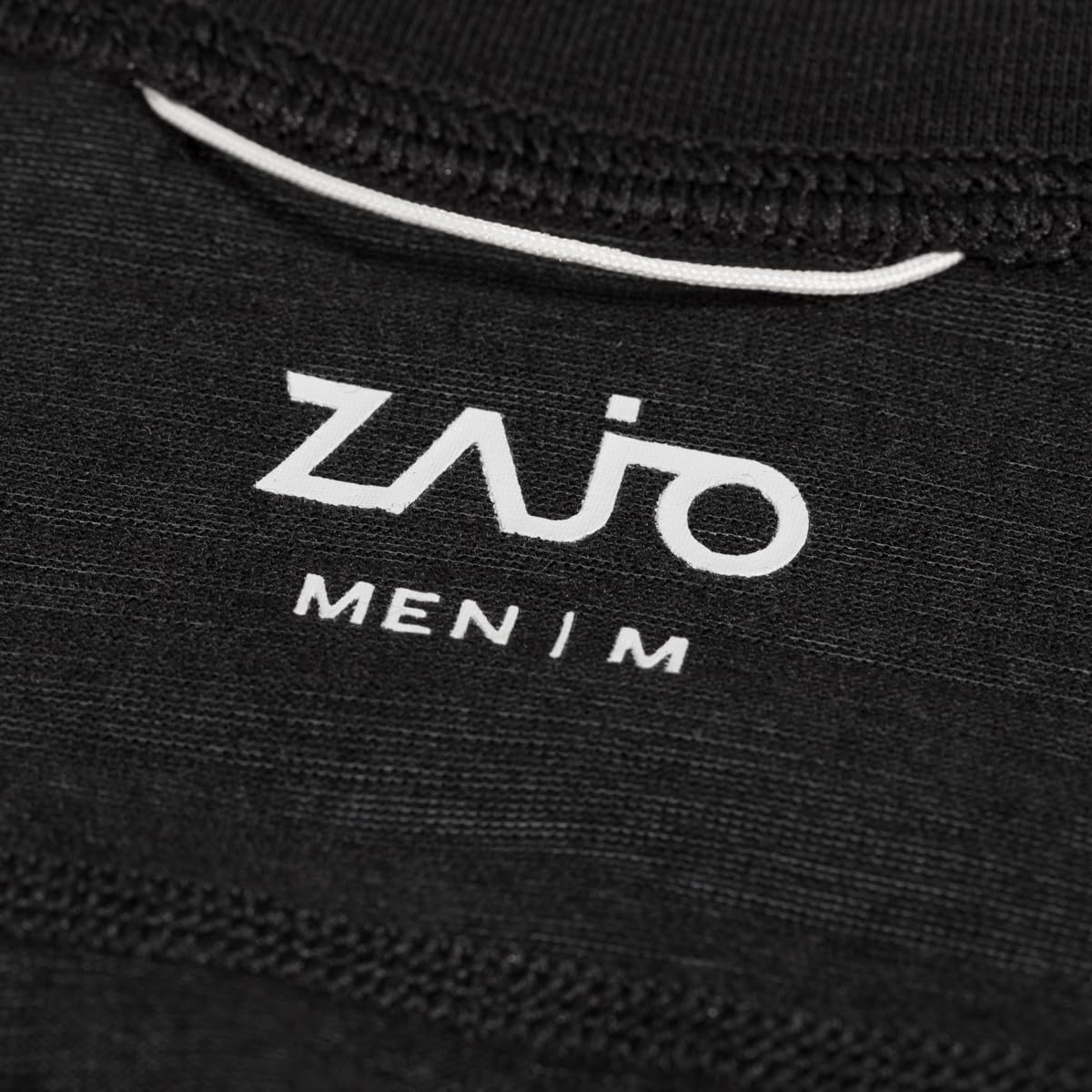 Zajo Senti Merino Tshirt Herren - Funktionsshirt aus Merino Wolle - Atmungsaktiv & Geruchsneutral - Temperaturregulierend - Wandern, Outdoor - Schwarz, S