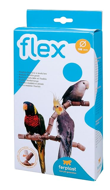 Foto 5 de 7 de FERPLAST Flexi - Percha para pájaros (79 Piezas, 16 mm)